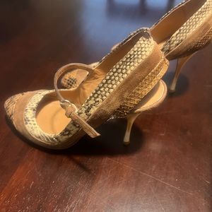 Mary Jane sling back heels